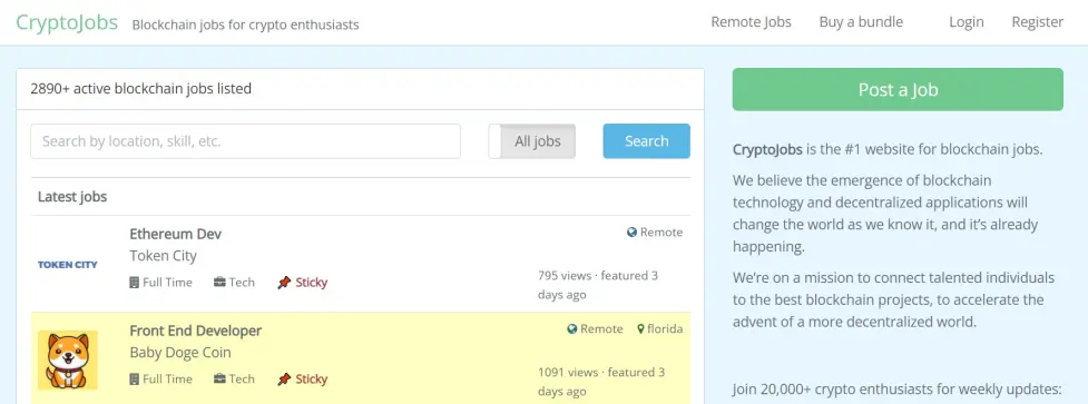 Crypto Jobs
