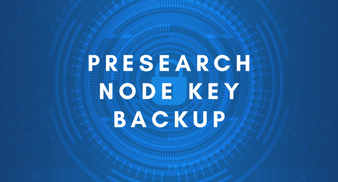 How to safely back up Presearch VPS node security key