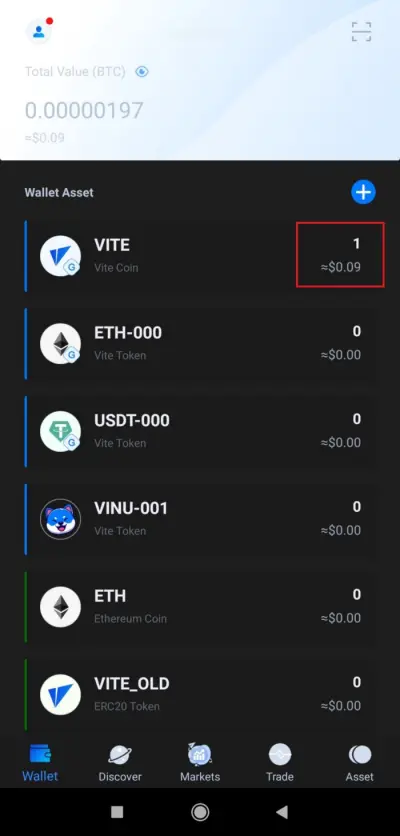 1. Para empezar, necesitarás tener algunos $VITE, antes de que tu voto sea elegible para recibir las recompensas diarias. Si tienes 0 $VITE, no recibirás las recompensas diarias.