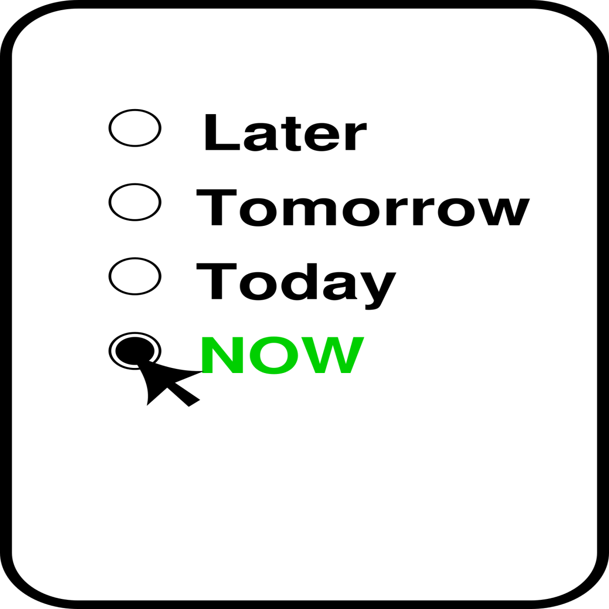 Spontaneous action allows innovative ideas and consistent results to continue flowing
