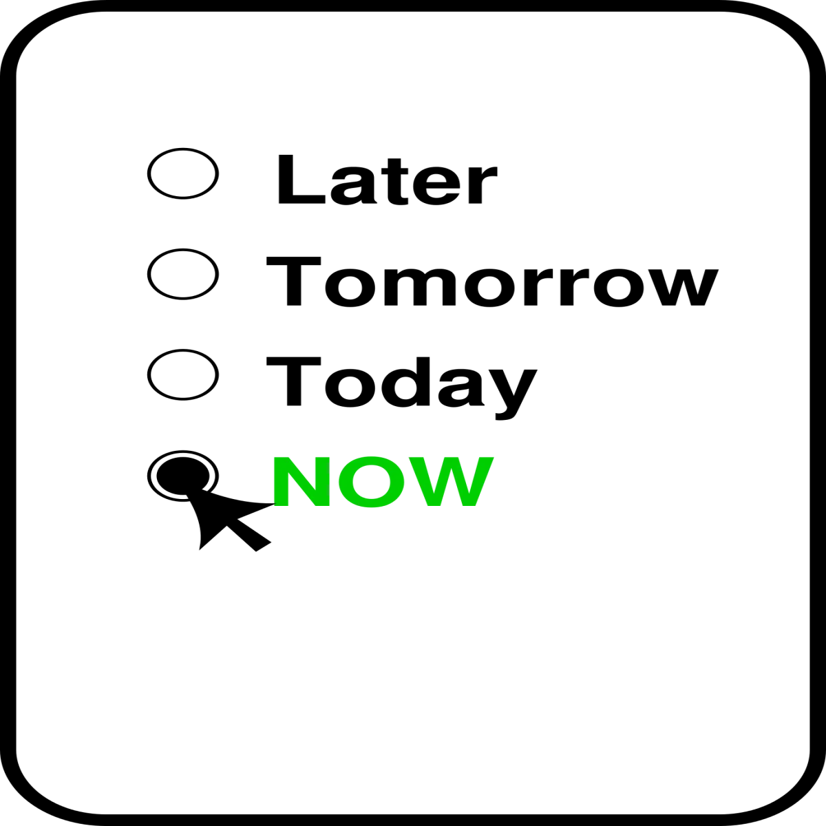 Spontaneous action allows innovative ideas and consistent results to continue flowing