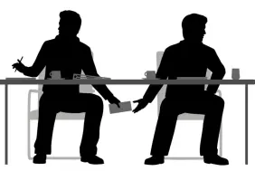 under the table