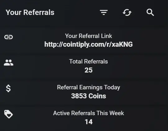 Referral Cointiply