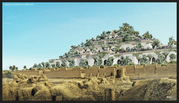 The Hanging Gardens of Babylon, Bagdad, Iraq