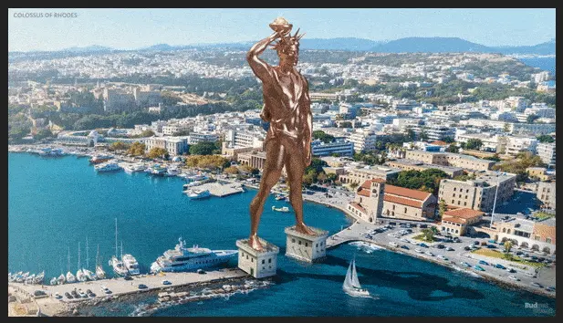 The Colossus of Rhodes, Greece