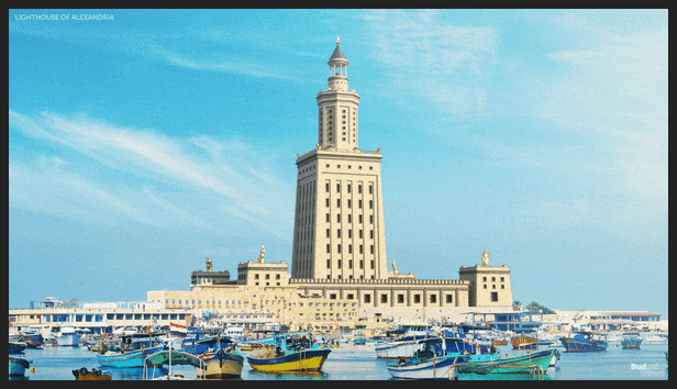 The Lighthouse of Alexandria, Egypt