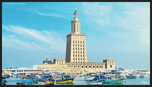 The Lighthouse of Alexandria, Egypt