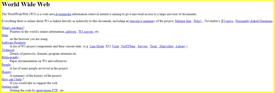 the first website ever