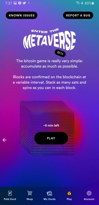 Loadup screen for Enter the Metaverse (Beta)