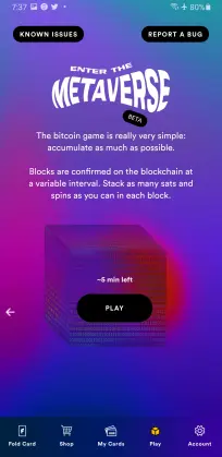 Loadup screen for Enter the Metaverse (Beta)