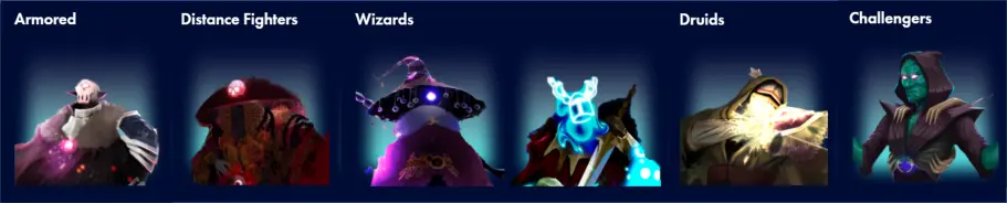Sneak peek at some of the Magic Craft characters or Heroes