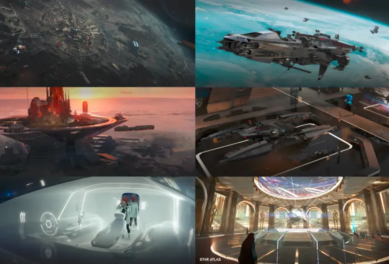 The concept art for Star Atlas is among the best out there