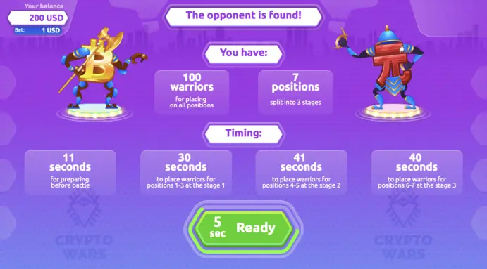 Crypto Battles Gameplay