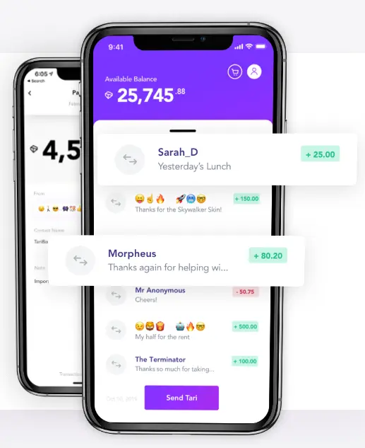 mobile wallet Tari