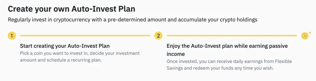 Create your own Auto-Invest Plan