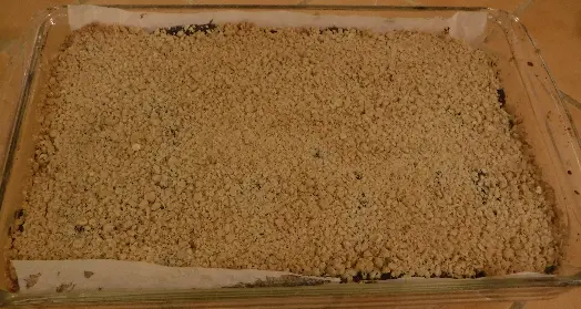 Baked date squares