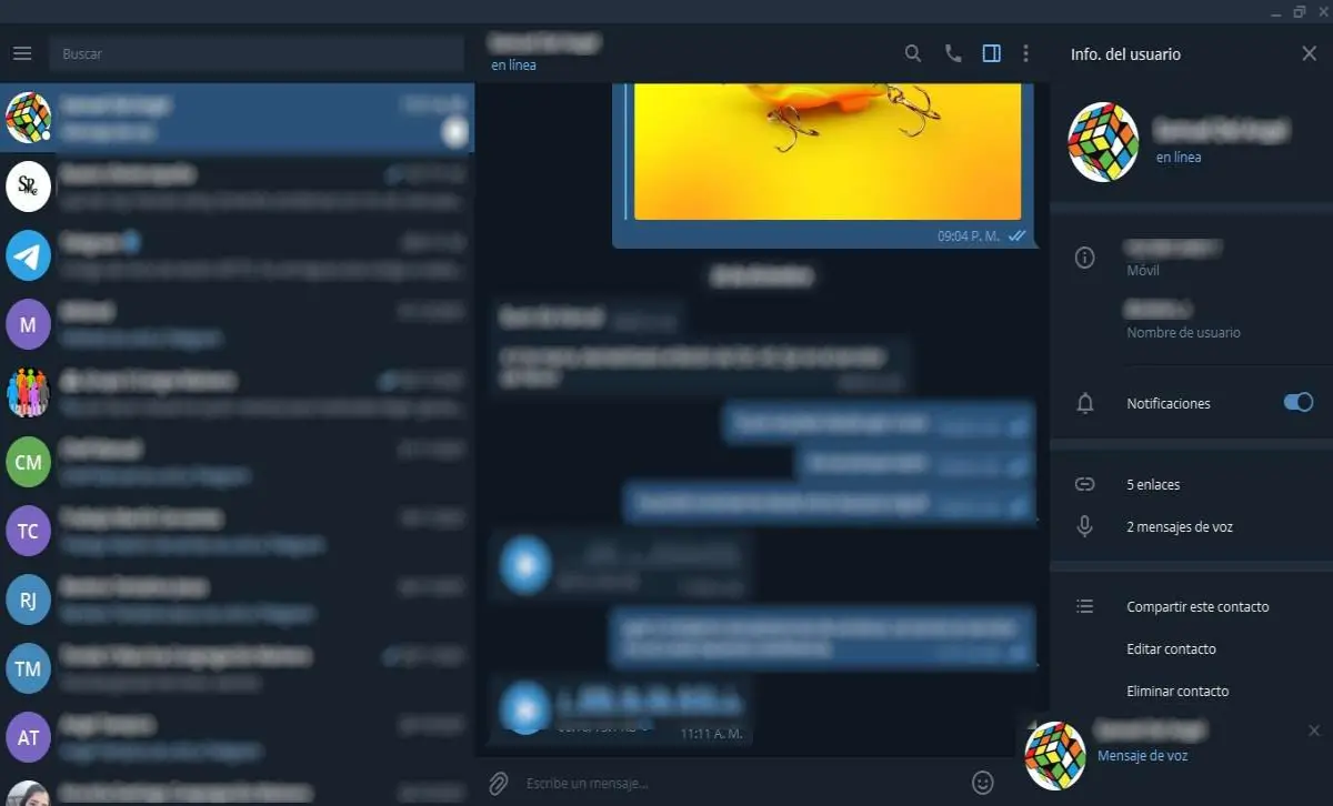 Con Telegram se puede acceder a las conversaciones con el móvil apagado