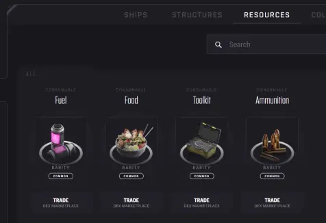 resource tab