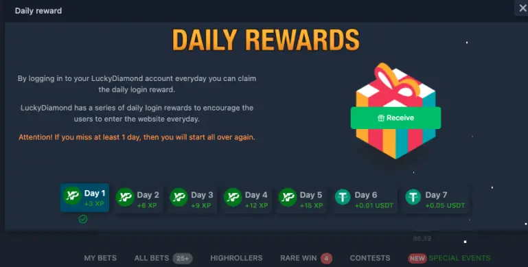 Daily Rewards