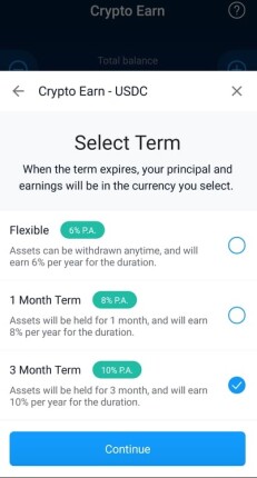 Crypto stable staking
