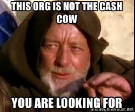 No cash cows here!
