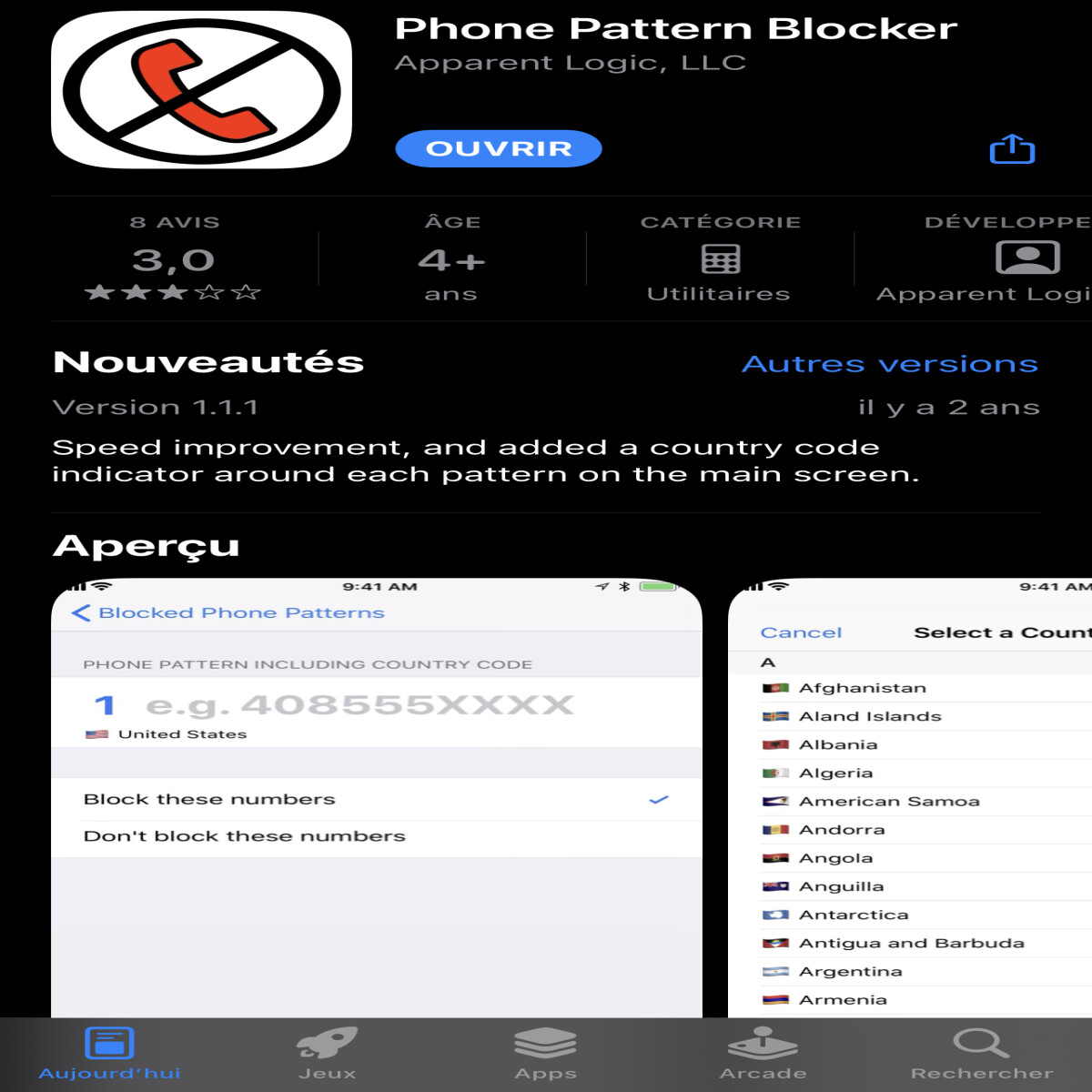 App download page
