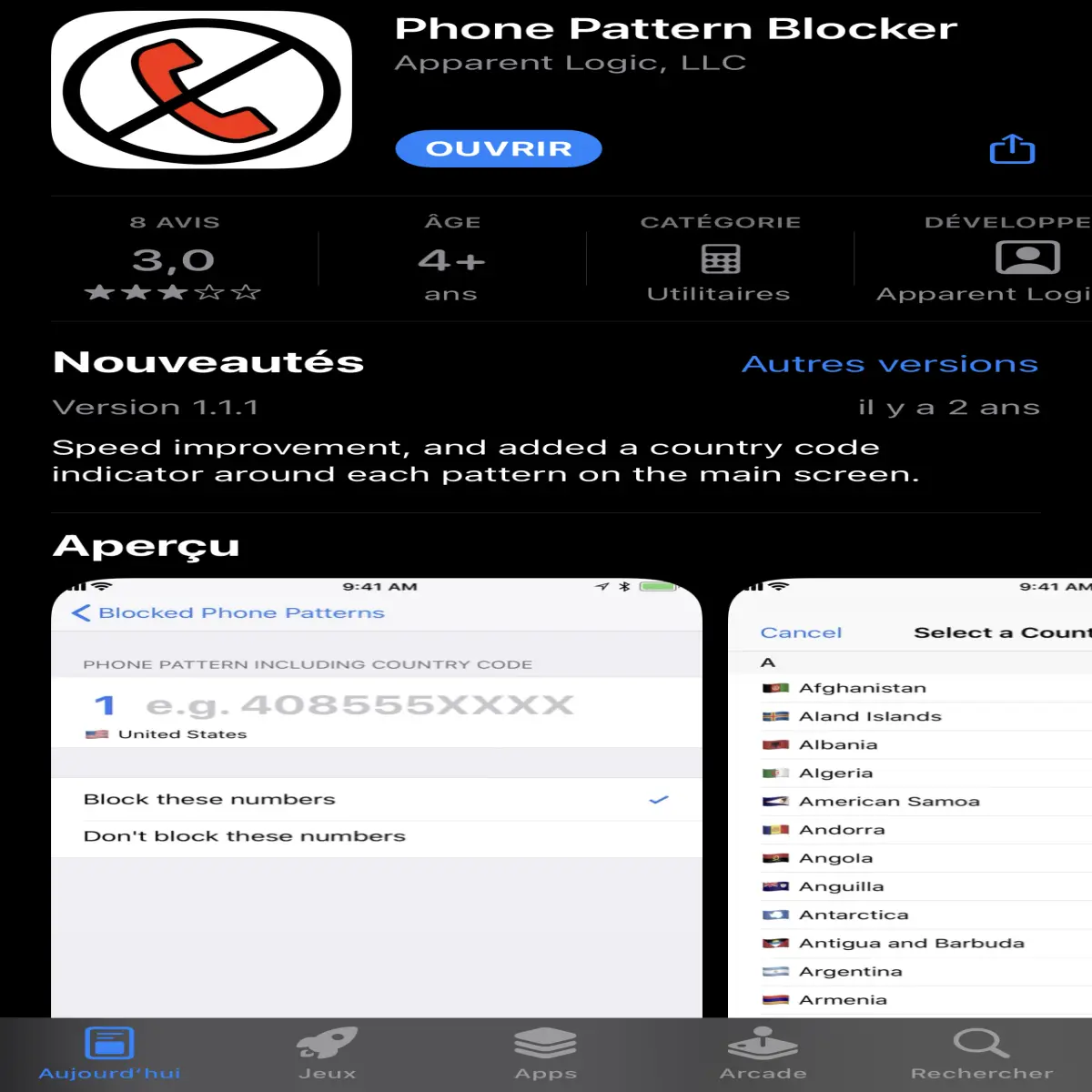 App download page