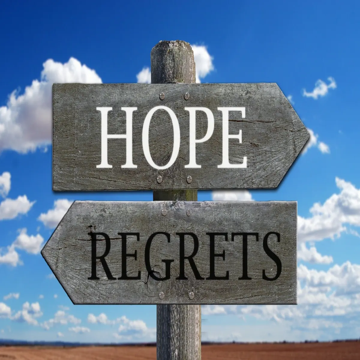 We need to be hopeful for a better future