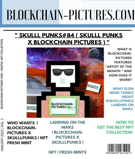 January 2022 Vol.1 | @SkulllPunks X BlockChain-Pictures AOTM