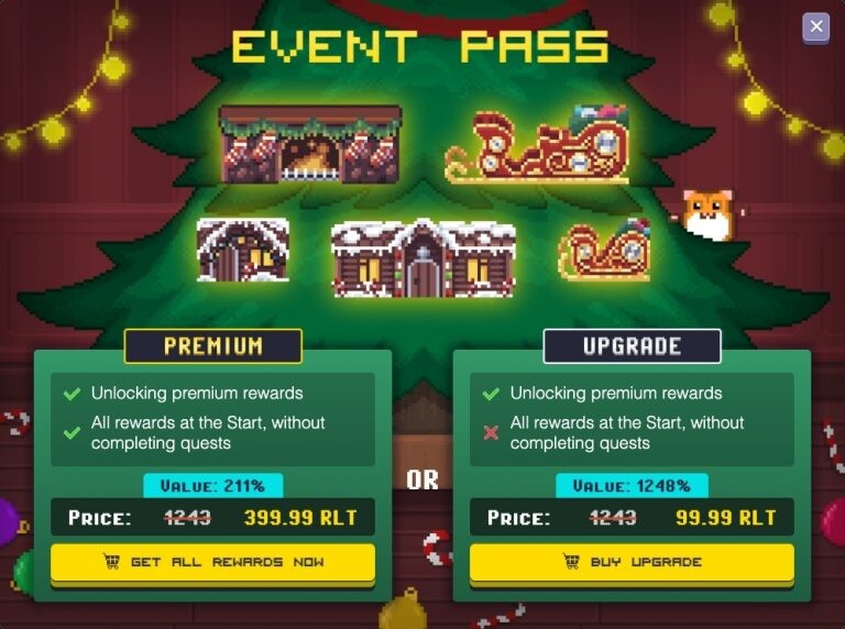 RollerCoin Season 3 Event Pass & Upgrades