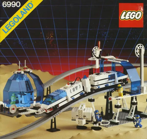 LEGO Monorail System - Including 9V battery powered motor