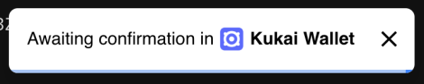 awaiting confirmation