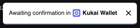 awaiting confirmation