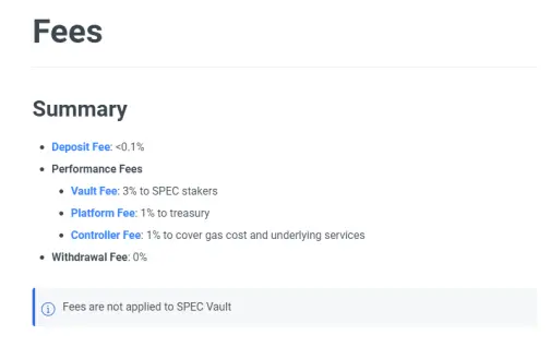 https://docs.spec.finance/protocol/fees