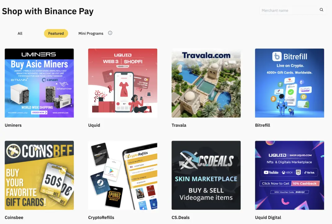 Binance Marketplace