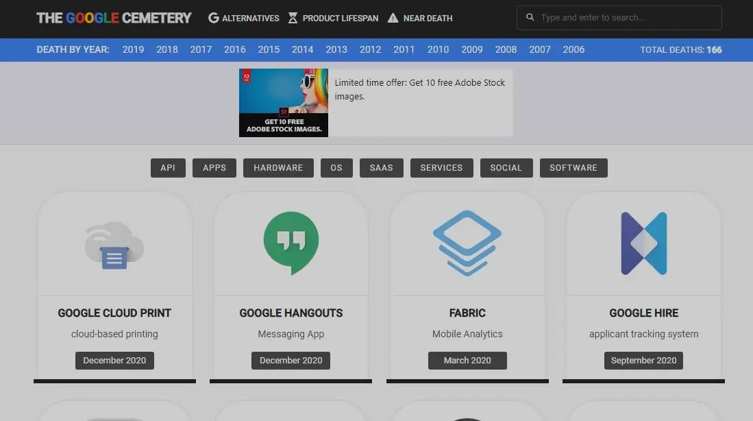 Cementerio de Google