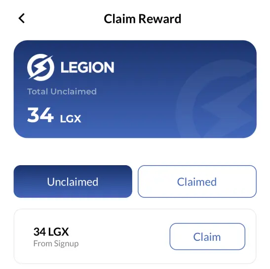 LGX reward
