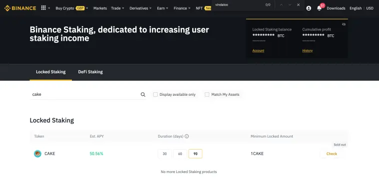 90 Day Staking