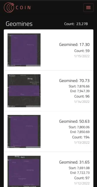 Geomines after using SentinelX BLE