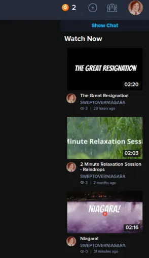 In Channel Videos