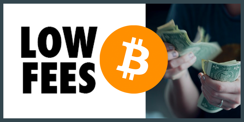 Low fees to exchange cryptocurrency