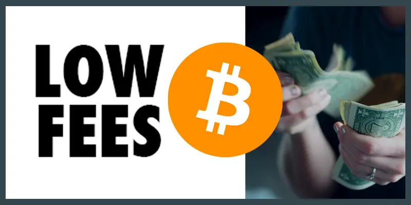 Low fees to exchange cryptocurrency