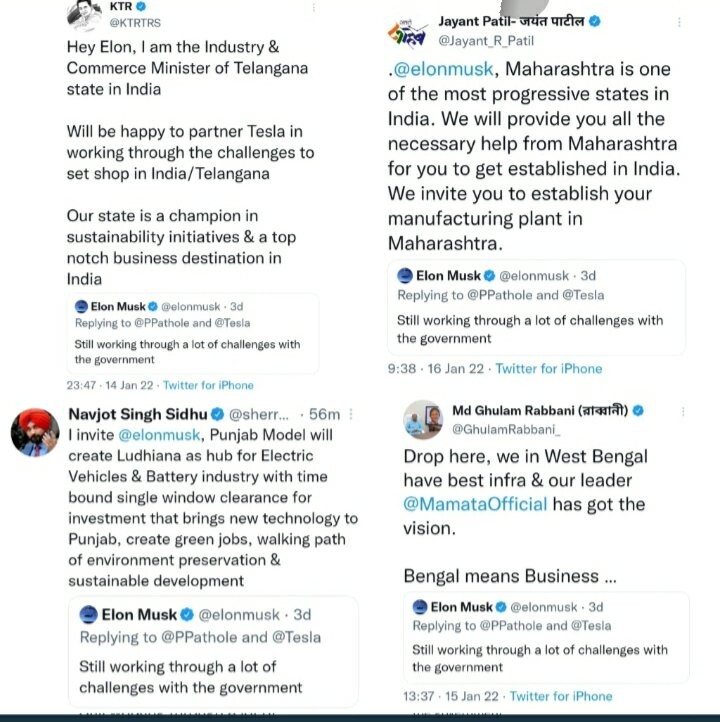 Combined screenshots from twitter