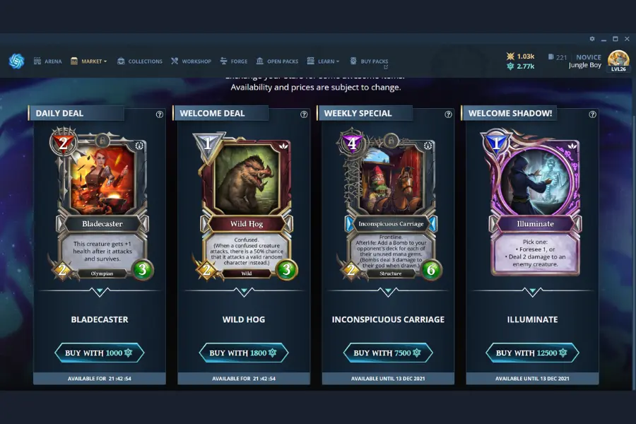 God's Unchained Star Store