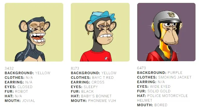 Bored Ape Yacht NFT: 3 Apes
