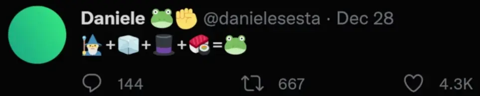Daniele Sestagalli tweet