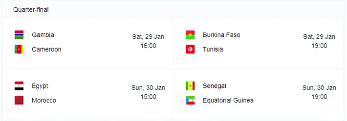 AFCON QF