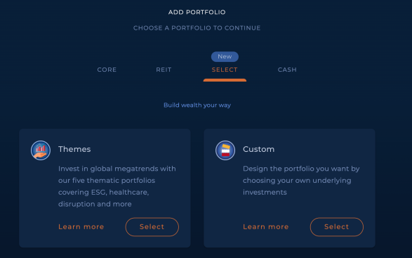 thematic portfolio
