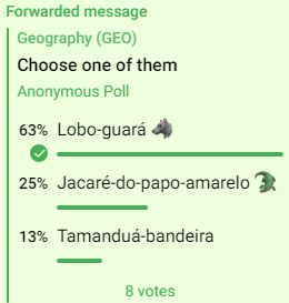 maned wolf poll
