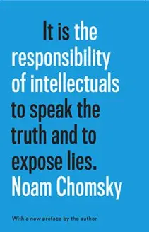 the responsibility of intellectuals noam chomsky book cover
